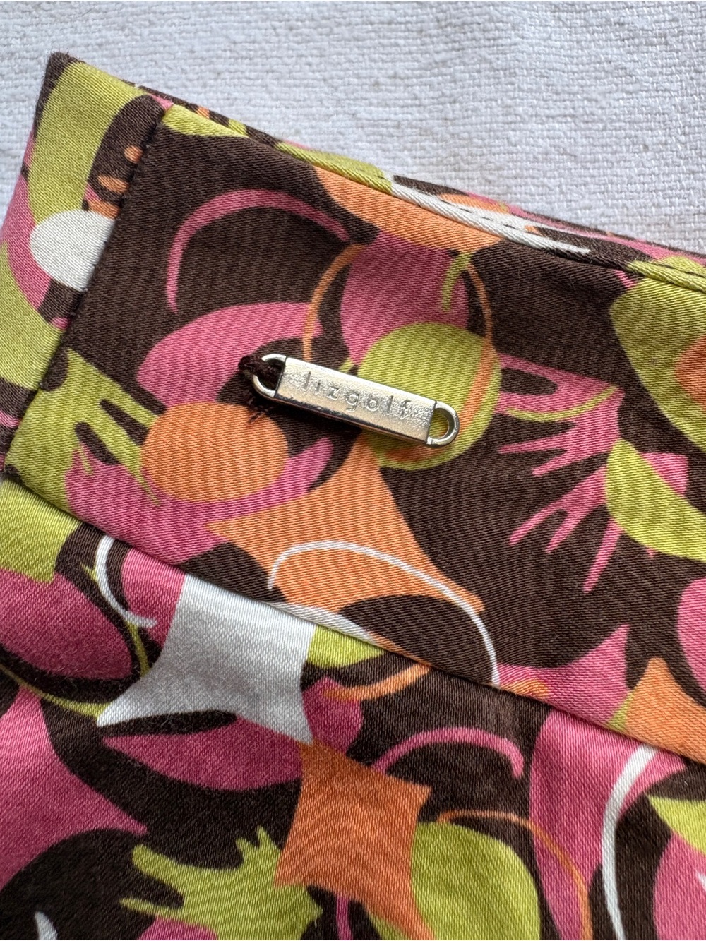 Liz Golf Floral Pleated Skater Skirt in Pink, Yellow & Brown SZ 12P, deportes - Picture 3 of 16